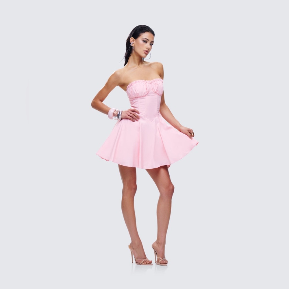 FINESSE Bonnie Pink Mini Dress - Picture 7 of 7